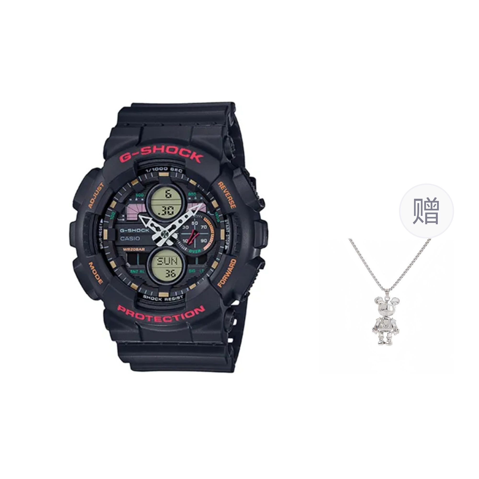Часы G-SHOCK GA-140-1A4PRBS- (черные)