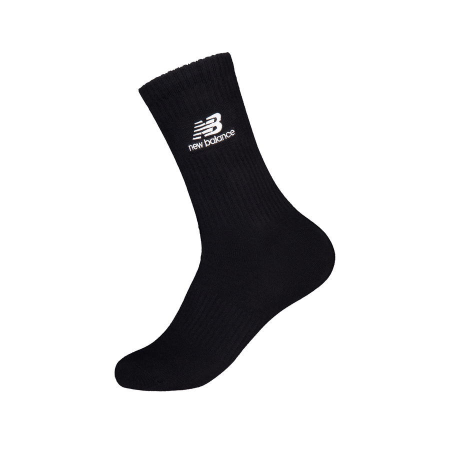 New Balance Crew Socks Unisex 1 Pack Black