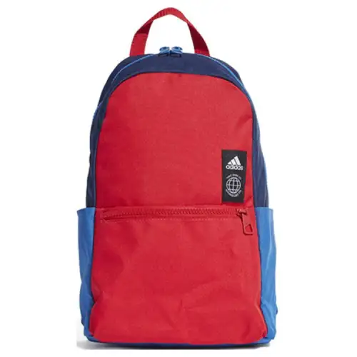 Adidas Polyester Backpack Regular Unisex Red & Blue
