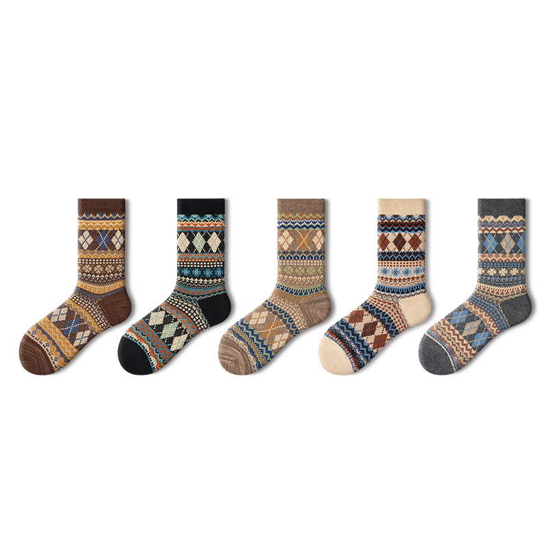 Primeet Crew Socks Men’s 5 Pack