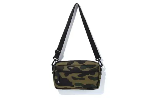A BATHING APE Polyester Crossbody Bag, Shoulder Bag Regular Unisex Green
