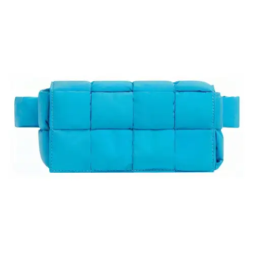 Bottega Veneta CASSETTE Polyamide Sling Bag, Fanny Pack Mini Men's Sky Blue