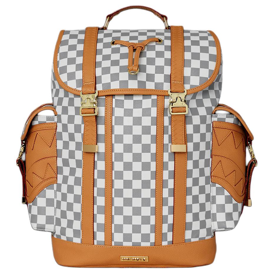 рюкзак SPRAYGROUND (бело-коричневый)