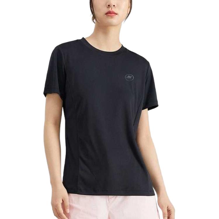 Skechers Quick Dry T Shirts Women’s Carbon Black