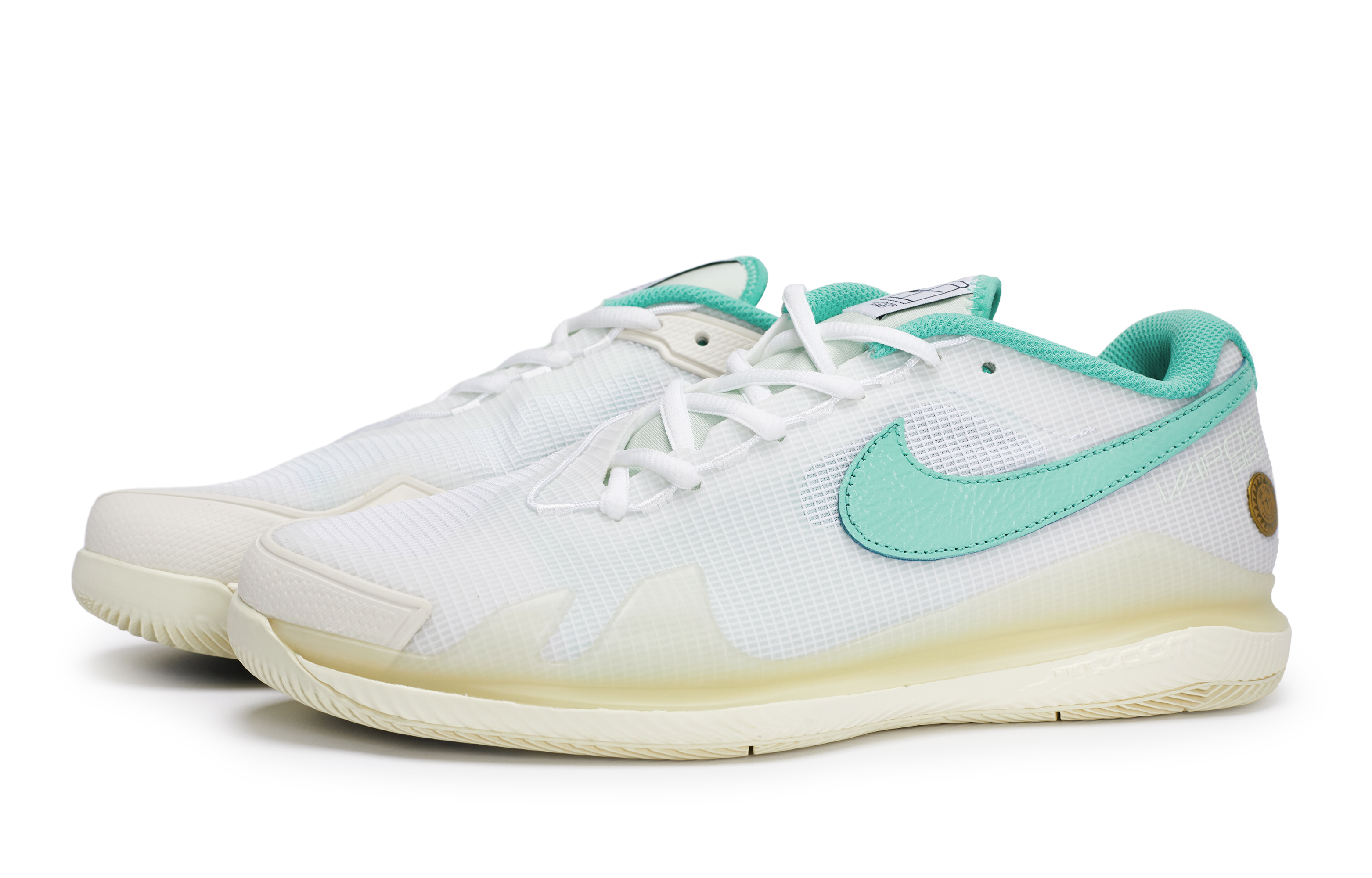 Nike Air Zoom Vapor Pro 811 Manufacturing Low top Tennis Shoes Unisex White Pink Tiffany