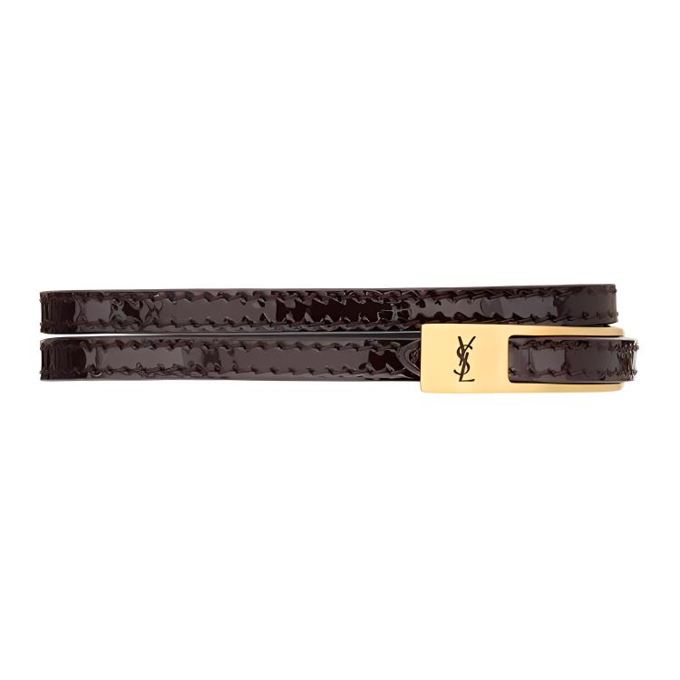 Женский браслет SAINT LAURENT (коричневый)