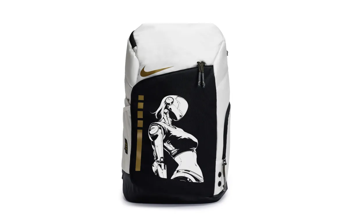 Nike Fabric Backpack Regular Unisex Black & White