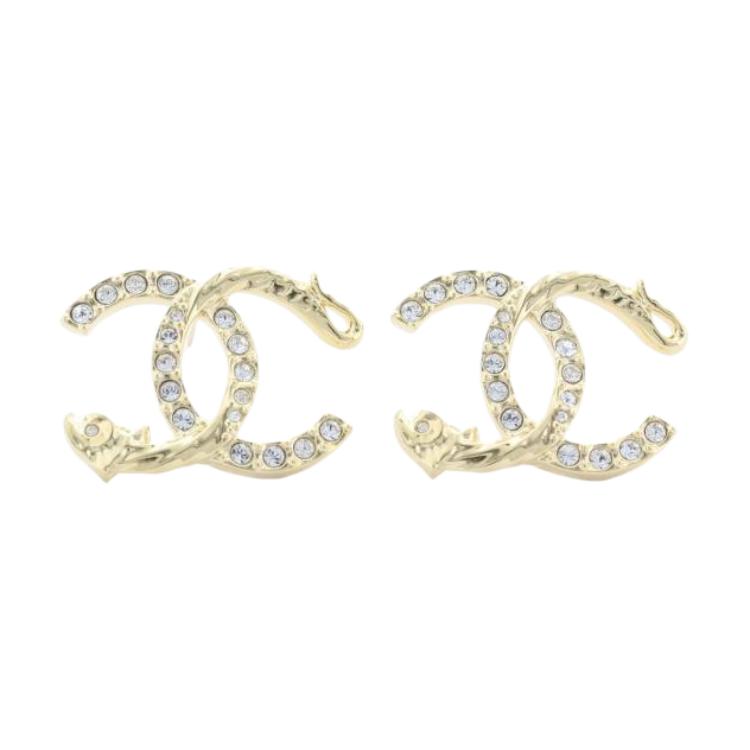 Женские серьги Chanel (золотой)