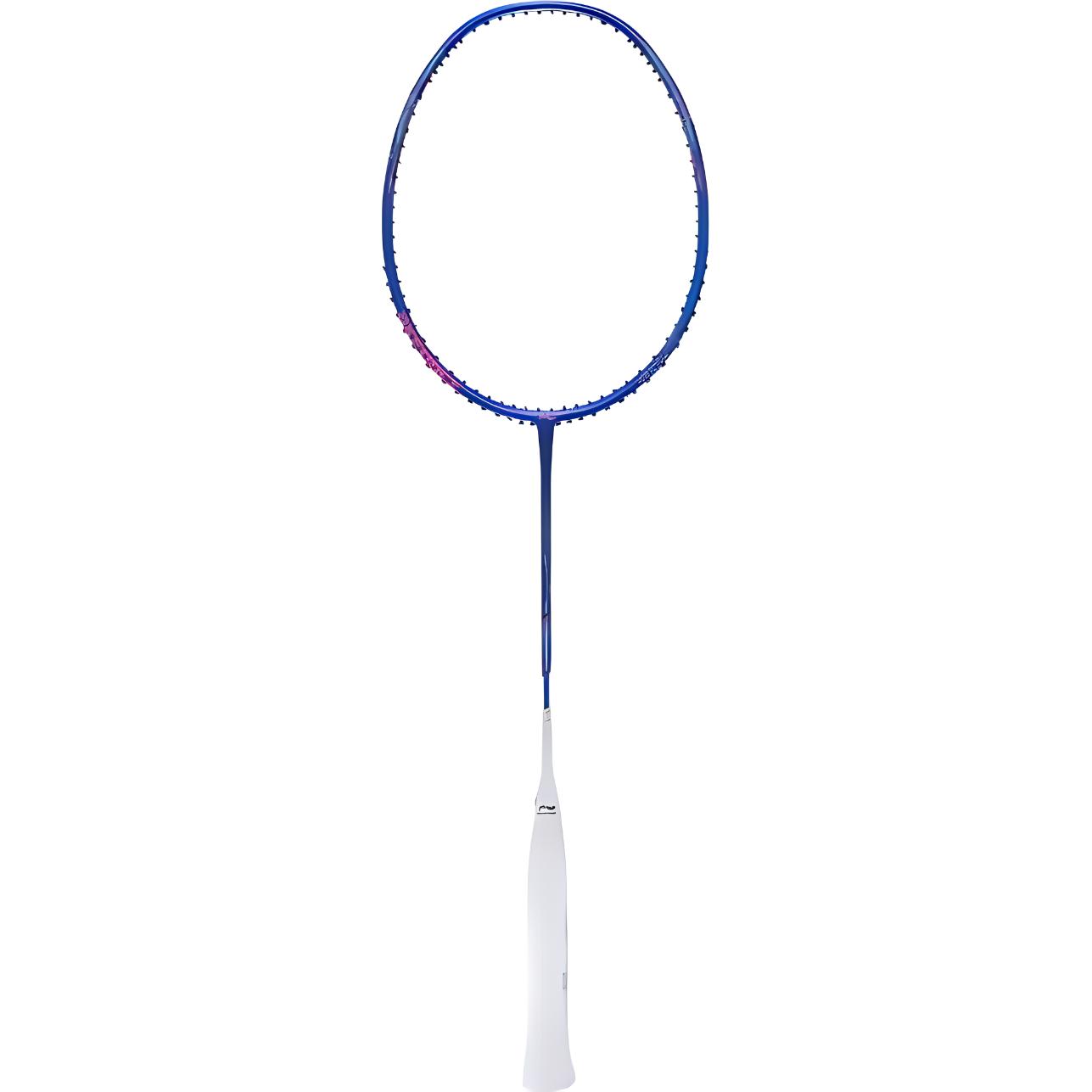 Li Ning Thunder 20 Full Carbon Badminton Rackets Offensive Type Heavy Head, Stiff Shaft Entry level 4U/G5 Blue White
