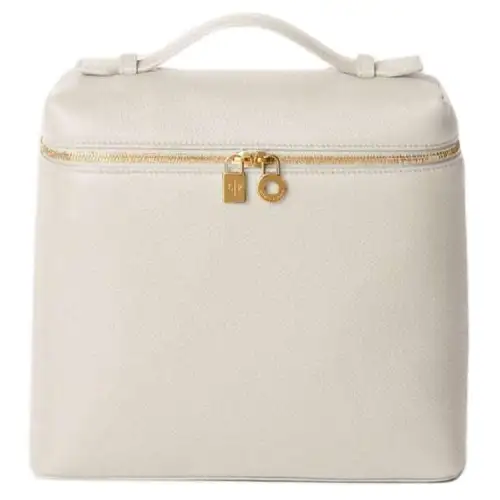 Loro Piana ExtraPocket Leather Backpack Women's White