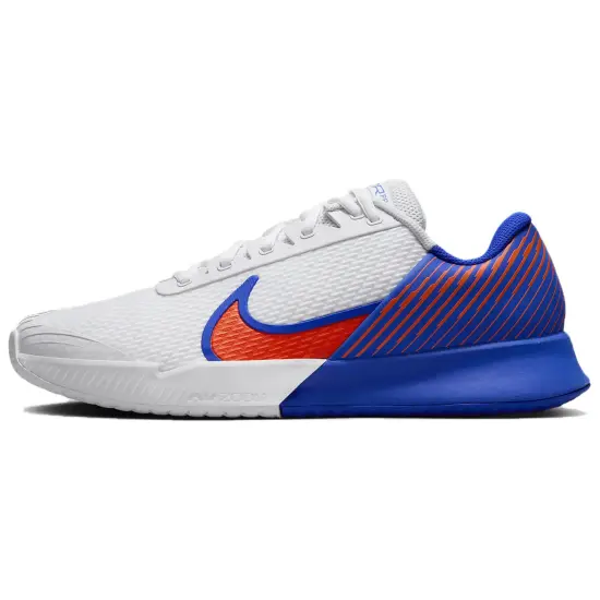Nike Air Zoom Vapor Pro 2 Anti Slip Wear Resistant Low Top Tennis Shoes Men's White Blue