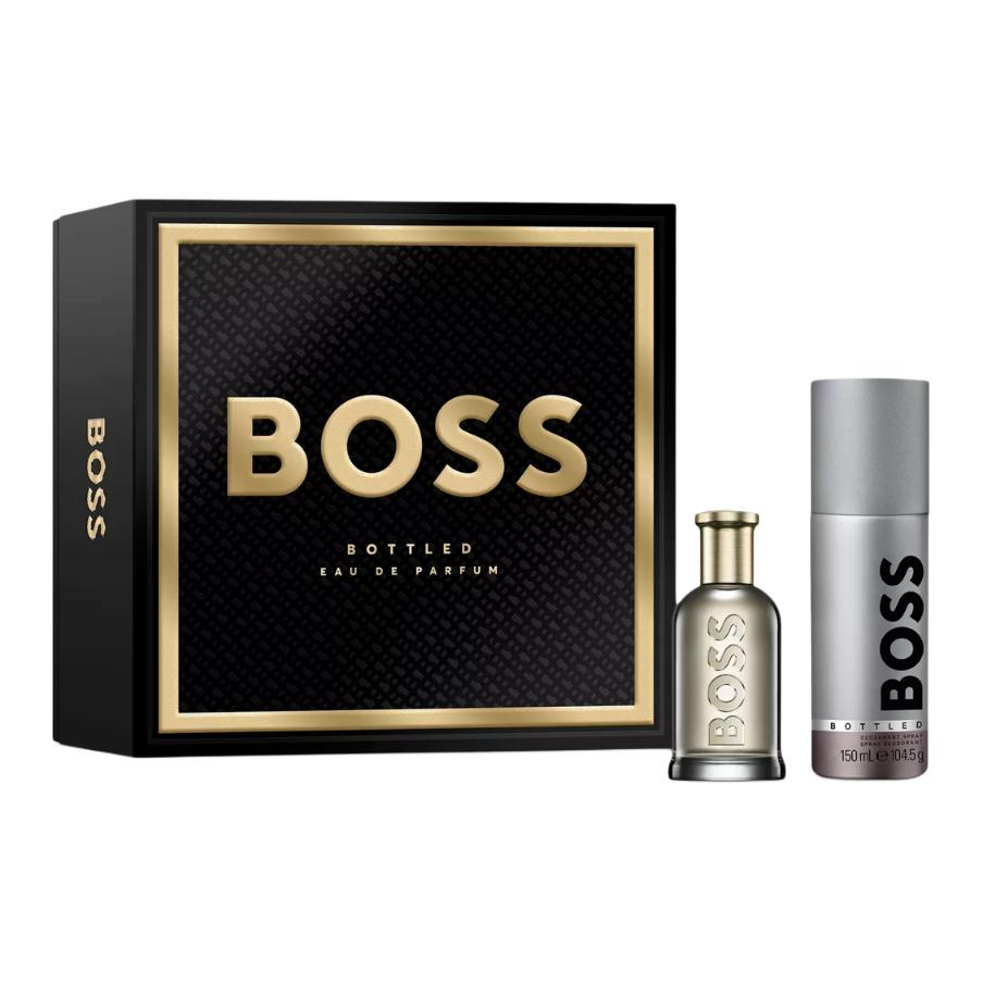 HUGO BOSS Apple, men's gift box, perfume, set, 50 ml, 150 ml