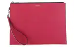 SAINT LAURENT Leather Clutch Men's Pink