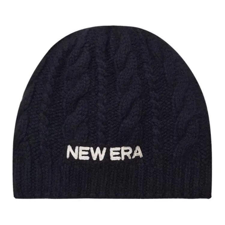 New Era Rabbit Fur Blend Beanies Unisex Black