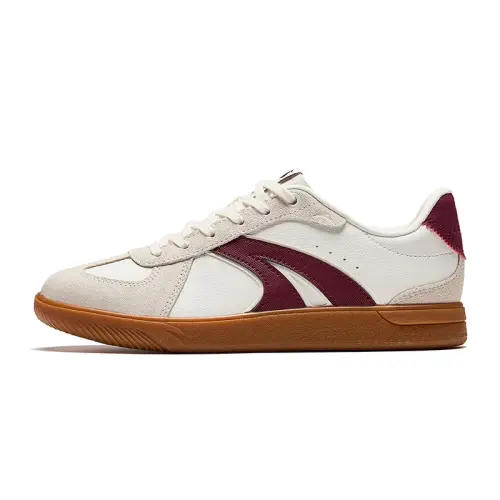 Anta TT Wear resistant And Lightweight Low top Skateboard Shoes Women's White Red