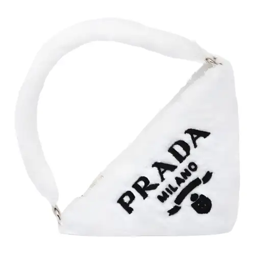 PRADA Fabric Triangle Bag Handbag Women's