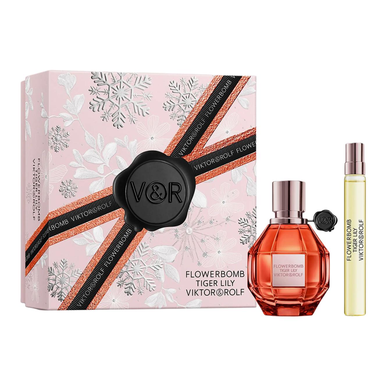 Victor & Rolf Flower Bomb Blazing Lily Gift Box Perfume Set Perfume EDP Mango Coconut Milk 10ml+50ml