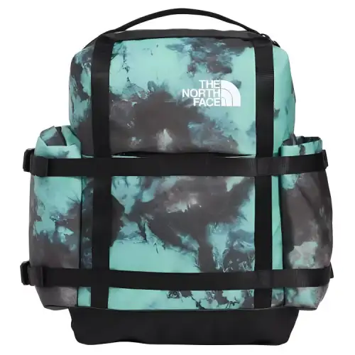 THE NORTH FACE 26L Backpack Outdoor Bag Recycled Polyester Mustard & Ice Dye & Black Unisex