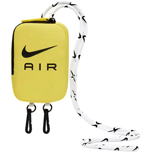 Nike Polyester Lanyard Bag Storage Bag Unisex Impact Yellow