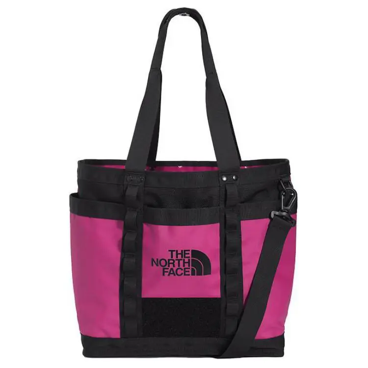THE NORTH FACE 17L One Shoulder Crossbody Portable Outdoor Bag Recycled Polyester Rose Red & Black Unisex