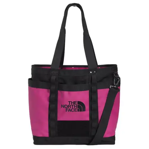 THE NORTH FACE 17L One Shoulder Crossbody Portable Outdoor Bag Recycled Polyester Rose Red & Black Unisex