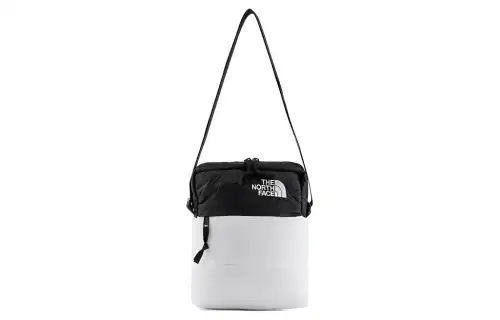 THE NORTH FACE 7L Shoulder Bag, Crossbody Bag, Outdoor Bag Nylon Black & White Unisex