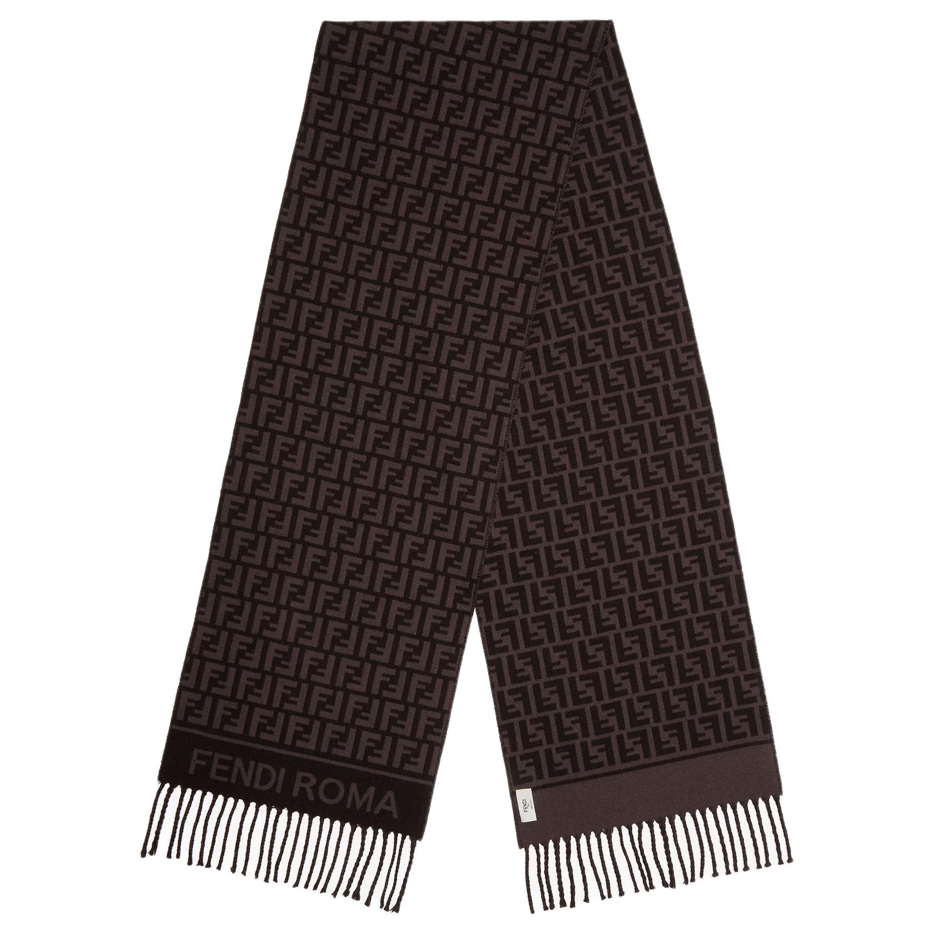 Женский шарф Fendi (красный)
