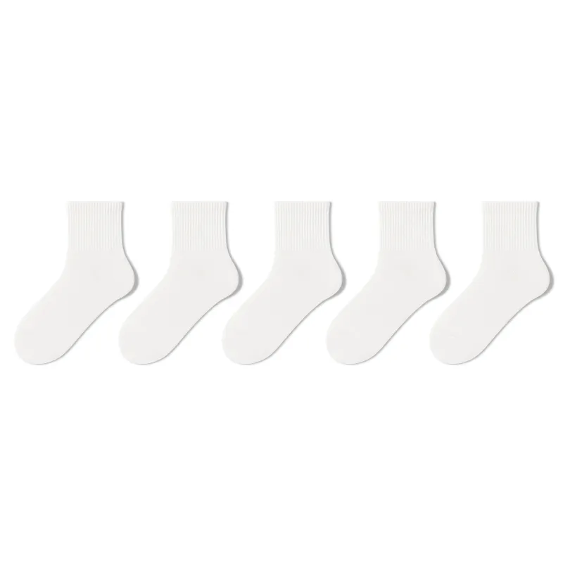 MIANZHUWU Crew Socks Unisex 5 Pack