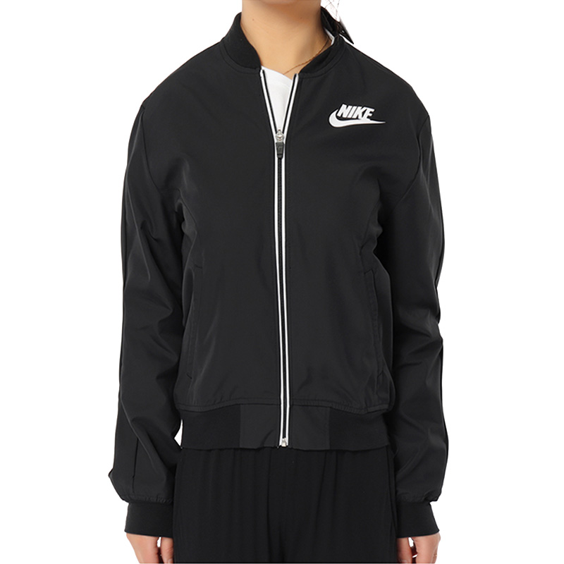 Женская куртка Nike Track Jacket (черная) — фото 3