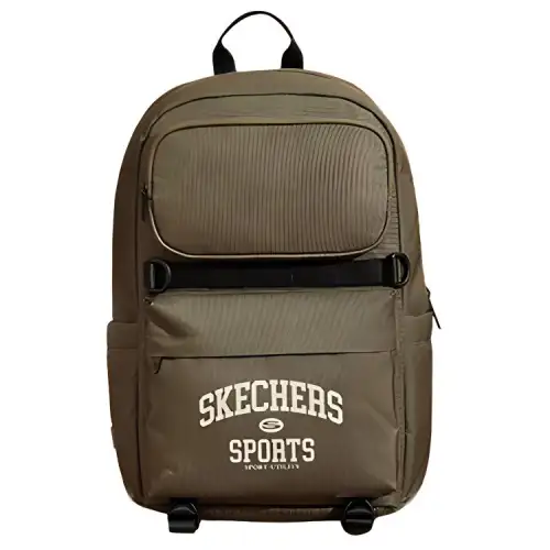 Skechers Fabric Travel Bag Backpack Regular Unisex Green