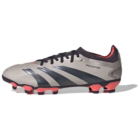 Adidas PREDATOR PRO Soccer Shoes Men Low-Top Silver Black