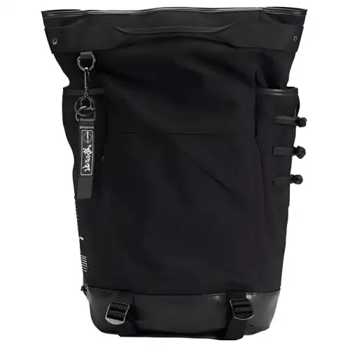 Li Ning Paris Fashion Week Collection By Jackie Chan Kung Fu Collection Polyester Backpack Regular Unisex Pure Black