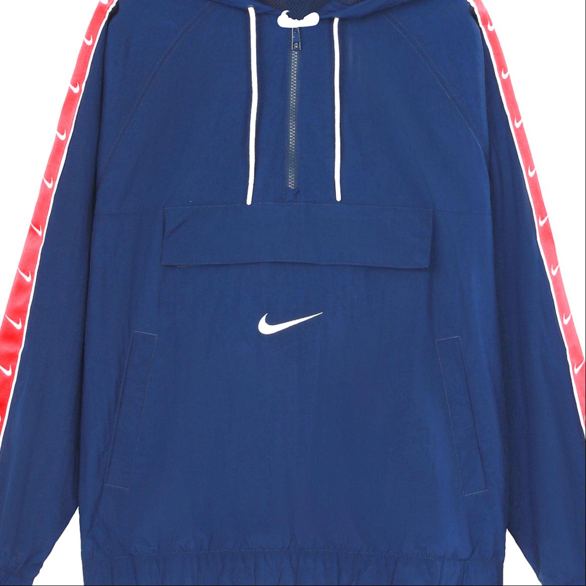 Мужская куртка Nike Big Swoosh (сине-красная) — фото 3