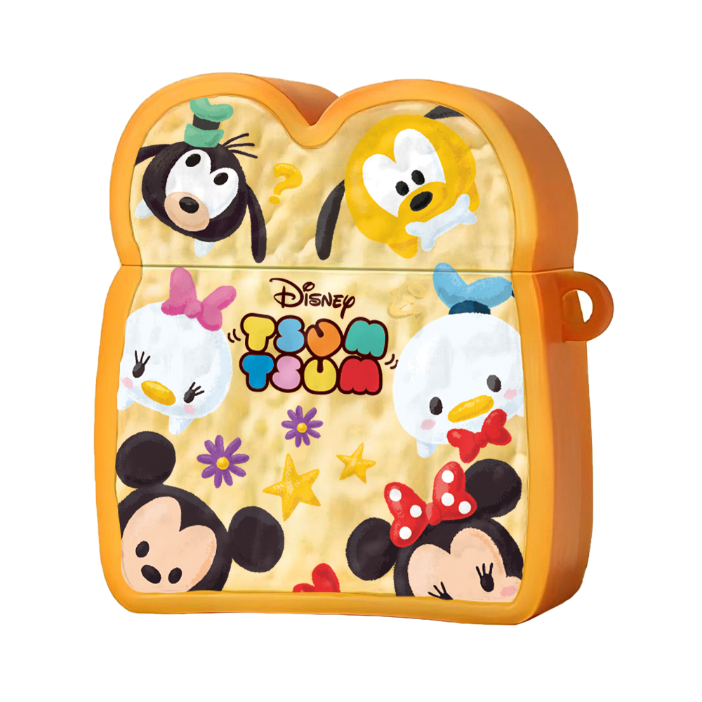 Disney Disney suitable for Apple/apple airpods 2nd generation, 3rd generation pro 2nd generation silicone Mickey Mouse and Donald Duck cute fluffy toast bread anti-fall cartoon protection earphone case
