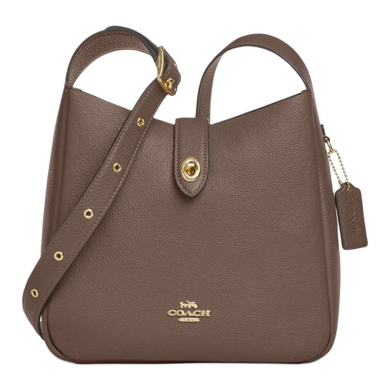 Женская сумка COACH Hadley 25 (коричневая)