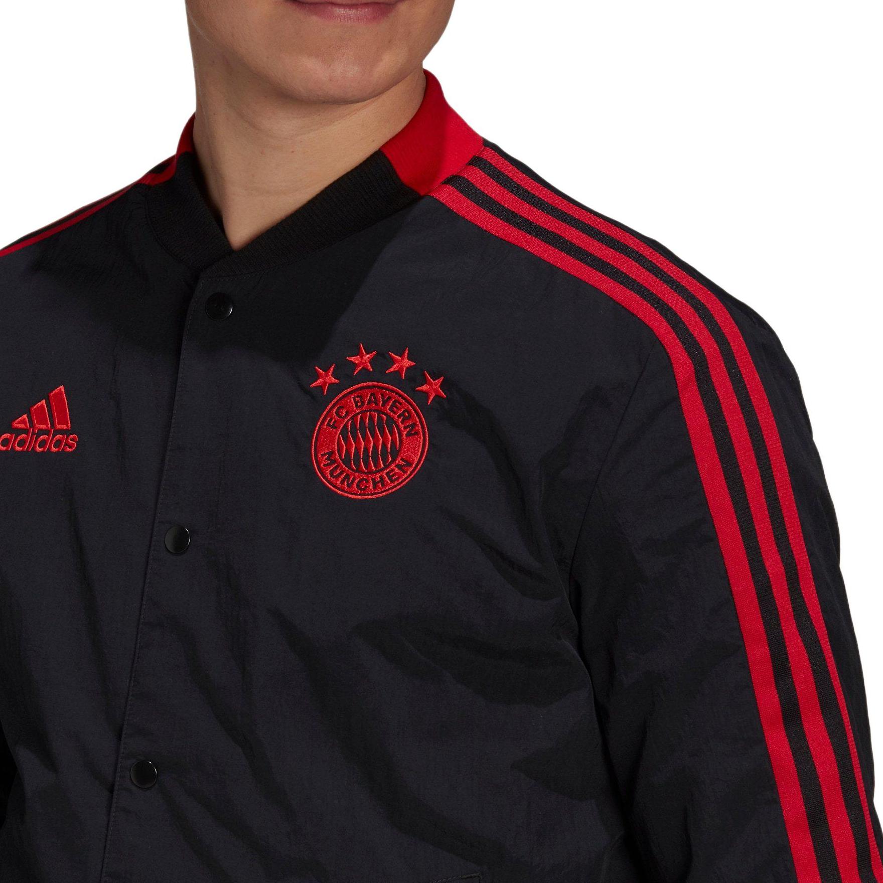 Мужская куртка adidas CNY Fcb Bomber (черная) — фото 5