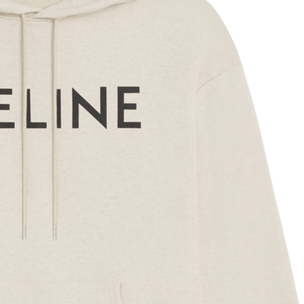 Мужское худи CELINE SS24 Logo (бежевый) — фото 5