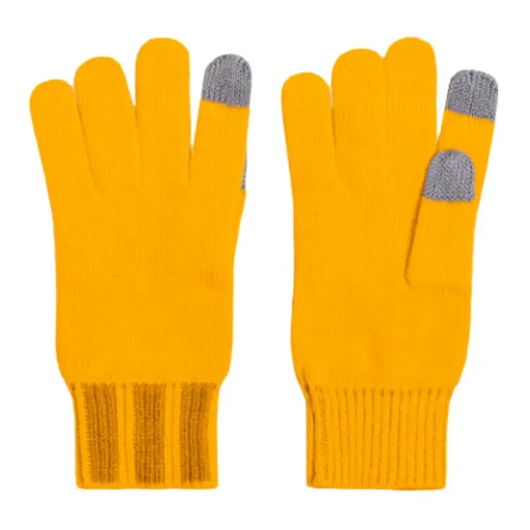Adidas Acrylic Sports Gloves Unisex Yellow