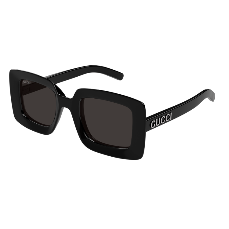 Женские очки Gucci Square Sunglasses (черные)