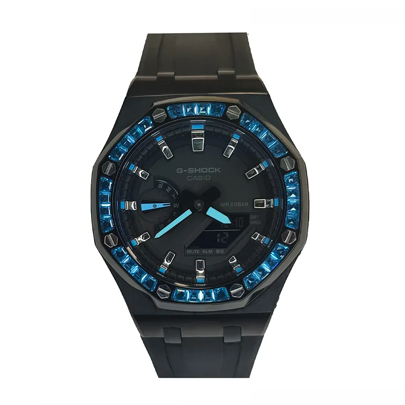 CASIO Men Liquid Crystal/Analog Dual Display Series Black Watch