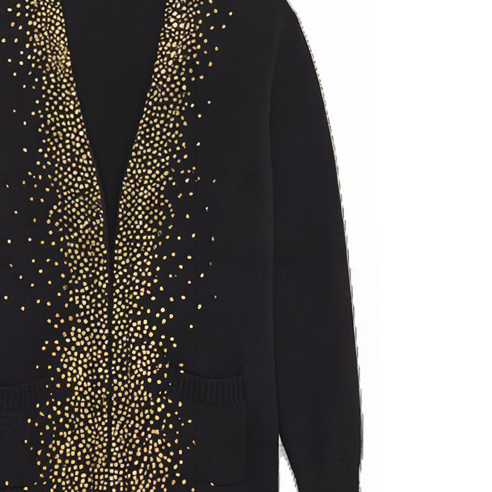 Женский свитер SAINT Laurent V (черный) — фото 4