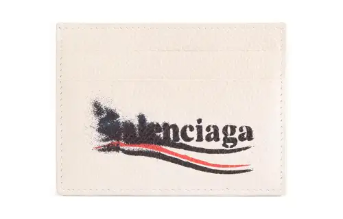 Balenciaga Logo Printed Cash Card Holder