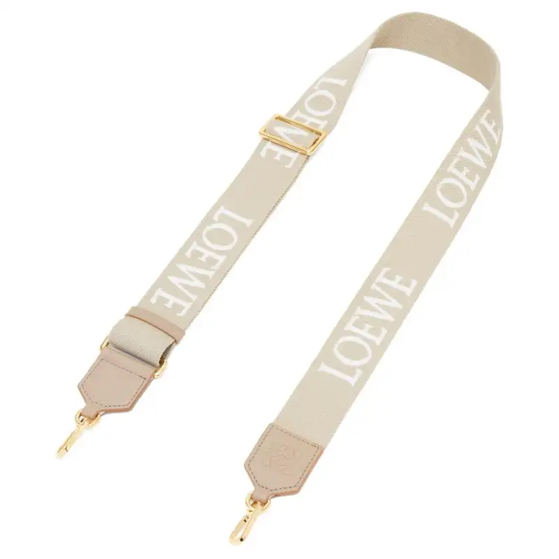 LOEWE Fabric Bag Straps Women's Linen & Natural