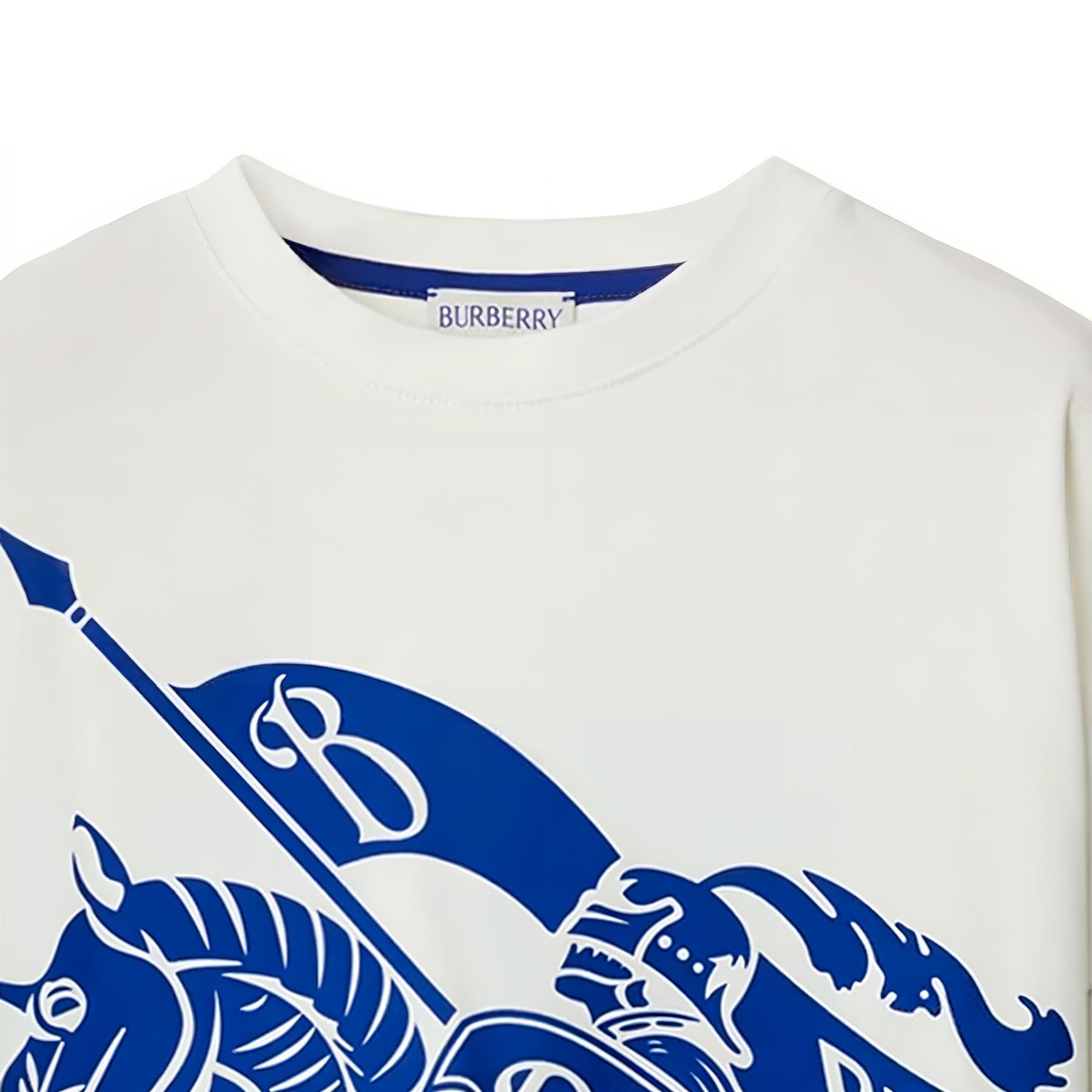 Футболка Burberry (белая) — фото 7