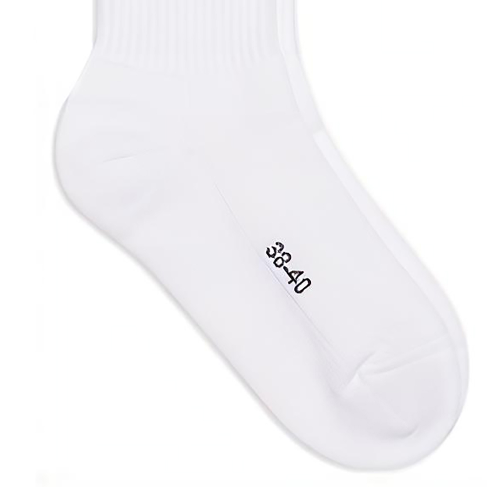 Balenciaga Bb Logo Tennis Socks White/Black