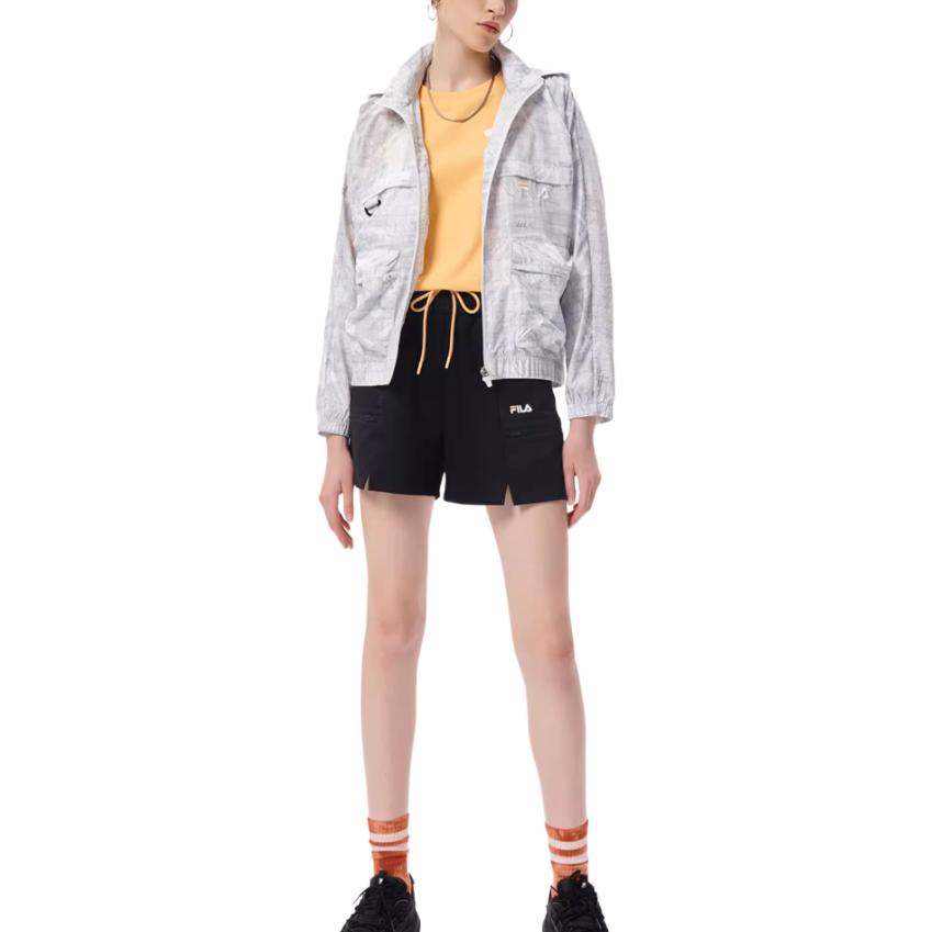 Женская куртка Fila FUSION (белая) — фото 4