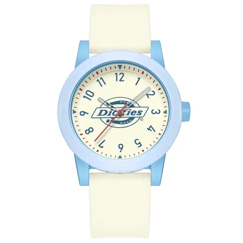 Dickies DK Wrist Watches Quartz Movement Silicone Strap Blue Dial Unisex Box Limited Edition