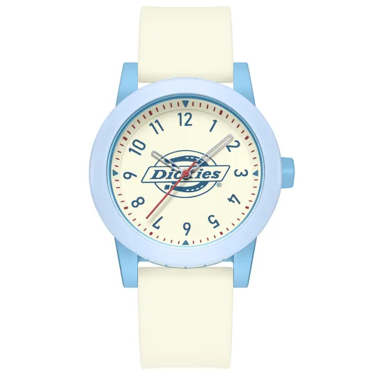 Dickies DK Wrist Watches Quartz Movement Silicone Strap Blue Dial Unisex Box Limited Edition