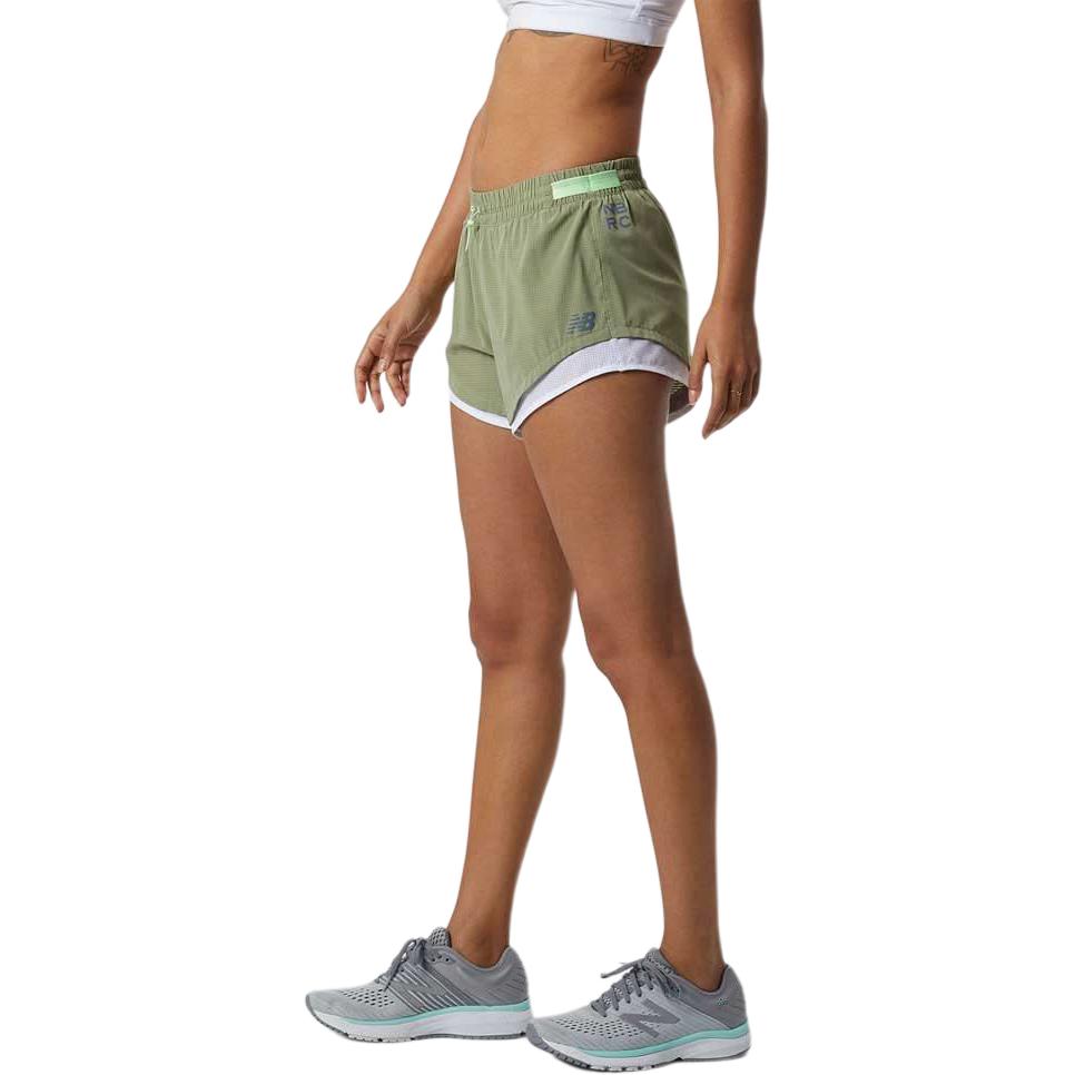 New Balance Running Shorts Women’s Olive Green