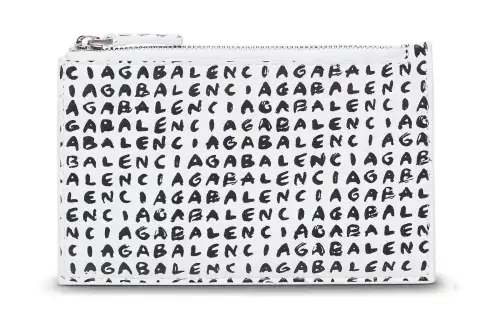 Balenciaga Artificial Leather Card Holder Unisex